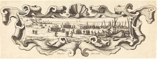 Jacques Callot:The Landing of the Troops,16x12"(A3) Poster