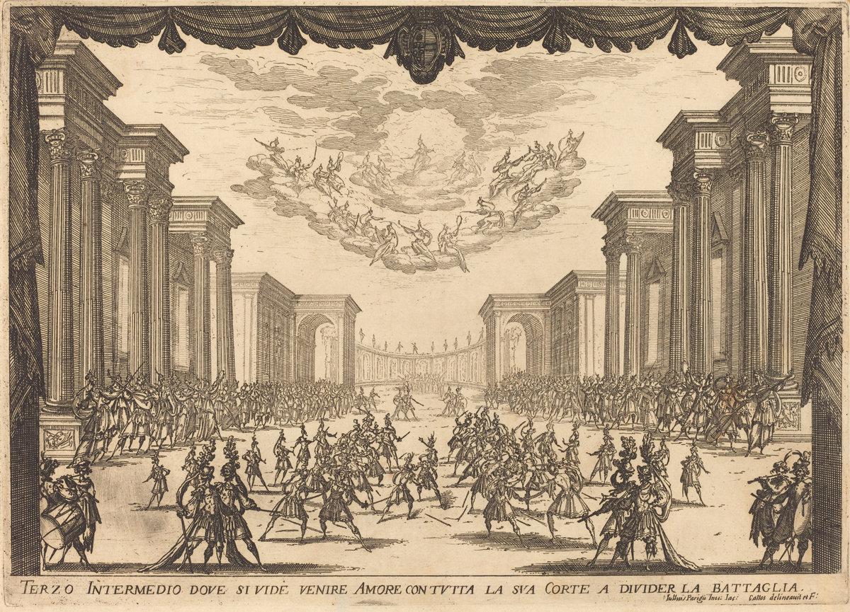 Jacques Callot:Third Intermezzo,16x12"(A3) Poster