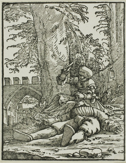 Jael and Sisera by  Albrecht Altdorfer, 23x16"( A2 size) Poster Print