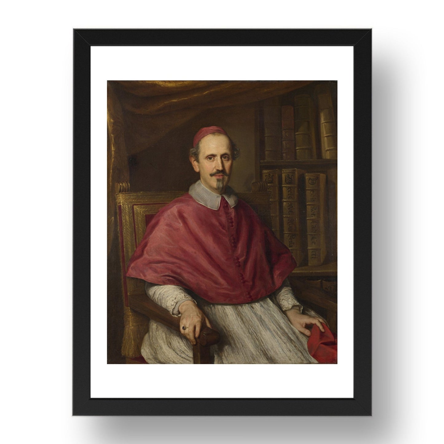 Jakob Ferdinand Voet: Cardinal Carlo Cerri, Poster in 17x13"(A3) Frame