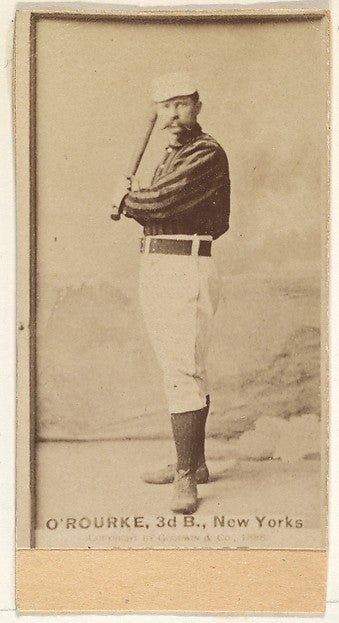 James Henry O'Rourke 3rd Base New York from the Old Judge s-16x12"(A3) Poster