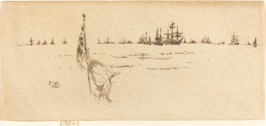 James McNeill Whistler:Dipping the Flag,16x12"(A3) Poster