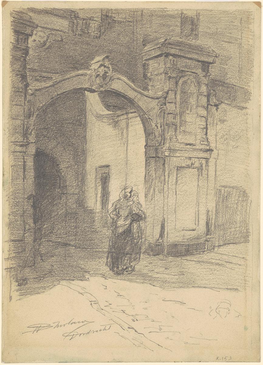 James McNeill Whistler:Dordrecht,16x12"(A3) Poster