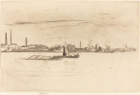 James McNeill Whistler:Price's Candle-Works,16x12"(A3) Poster