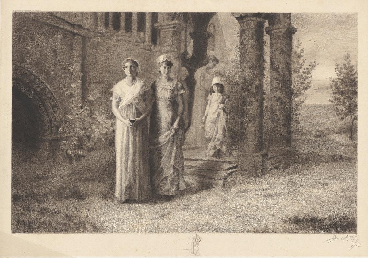 James S. King:The Vesper Hour,16x12"(A3) Poster