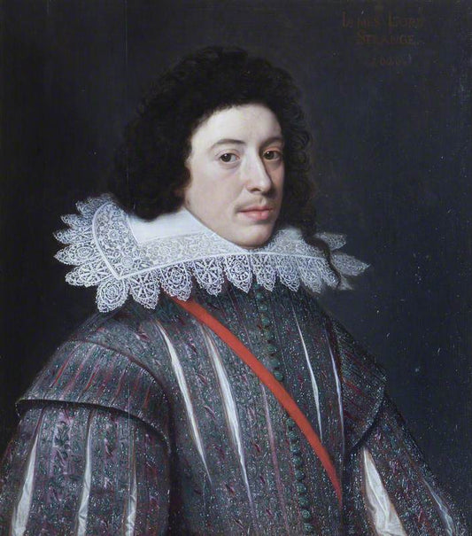 James Stanley (1607–1651), Lord Strange, Later 7th Earl of Derby , vintage artwork by Attributed to Michiel Jansz. van Mierevelt, A3 (16x12") Poster Print