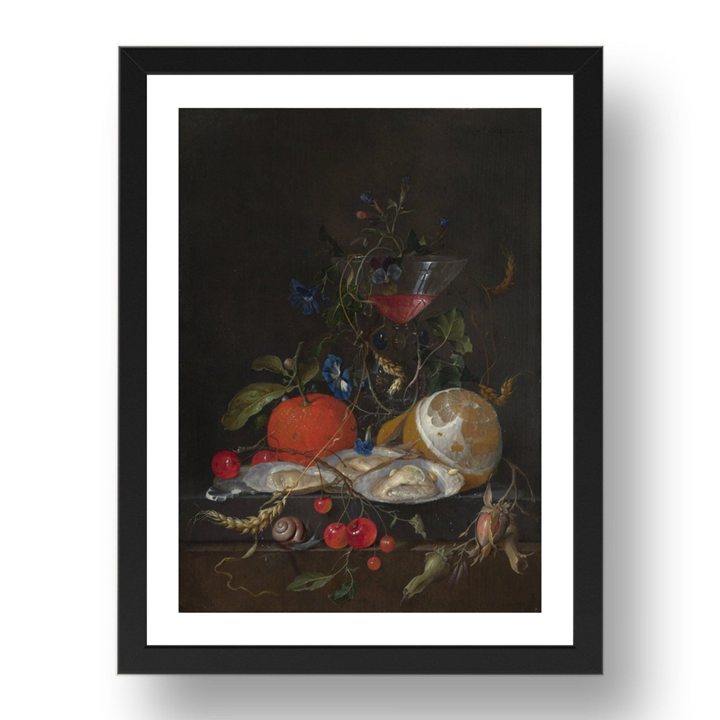 Jan Davidsz. de Heem: Still Life, Poster in 17x13"(A3) Frame
