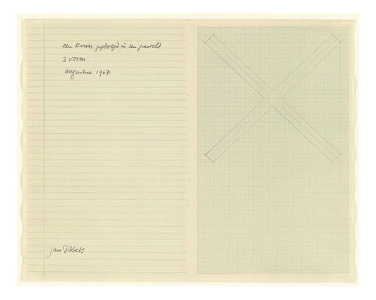 Jan Dibbets - Untitled, 16x12" (A3) Poster Print