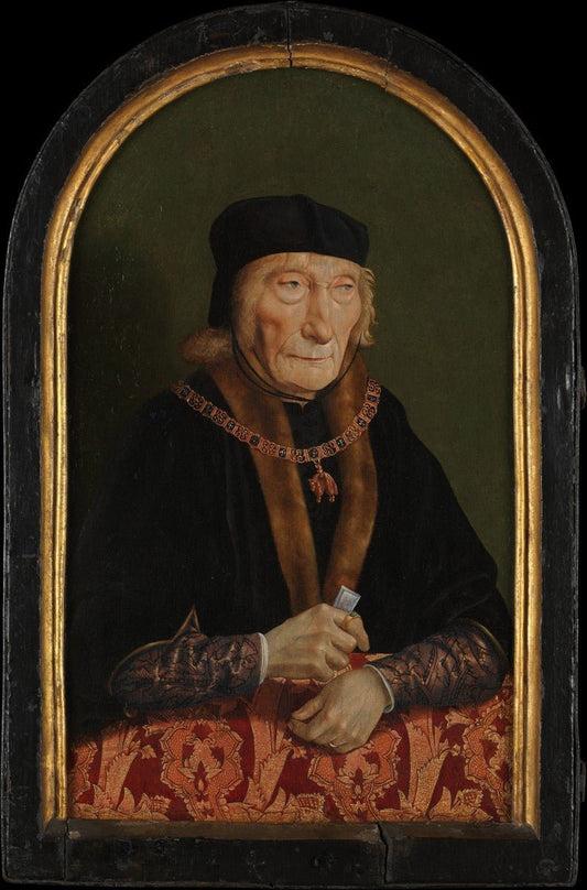 Jan, First Count of Egmond (1438-1516), vintage artwork by Dutch School 16th Century - Unknown, A3 (16x12") Poster Print