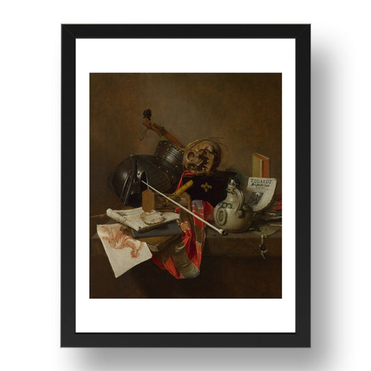 Jan Jansz. Treck: Vanitas Still Life, Poster in 17x13"(A3) Frame