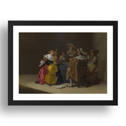 Jan Olis: A Musical Party, Poster in 17x13"(A3) Frame