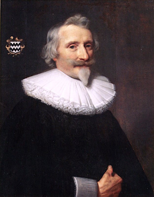 Jan van der Haer, vintage artwork by Michiel Jansz. van Mierevelt, A3 (16x12") Poster Print