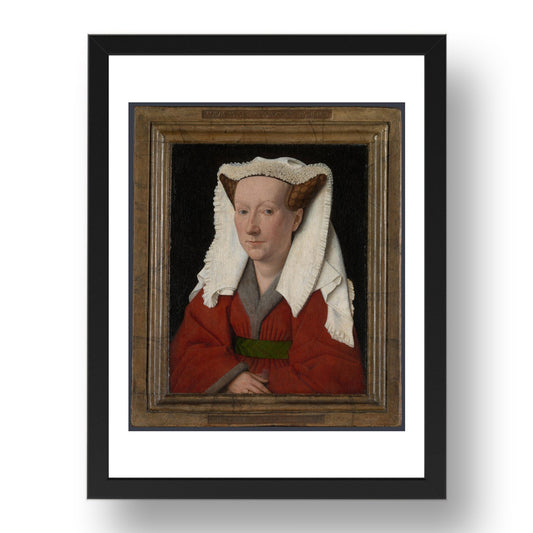 Jan van Eyck: Margaret, the Artist’s Wife, Poster in 17x13"(A3) Frame
