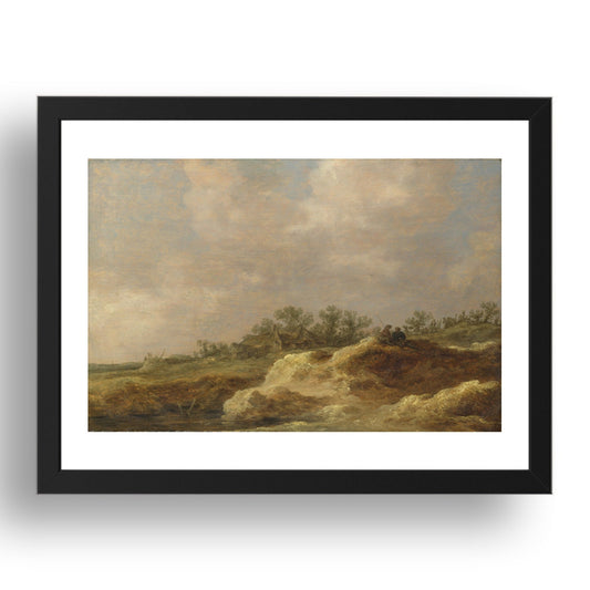 Jan van Goyen: A Cottage on a Heath, Poster in 17x13"(A3) Frame