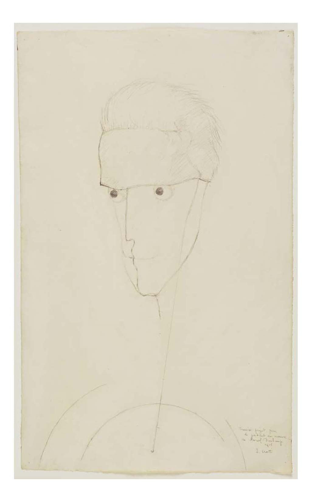 Jean Crotti - Marcel Duchamp, 16x12" (A3) Poster Print