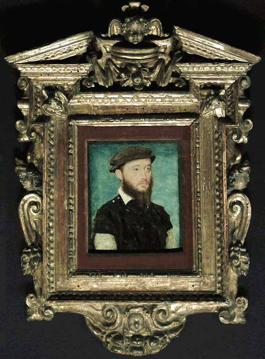 Jean de Bourbon-Vendôme, Comte de Soissons, vintage artwork by Claude Corneille de Lyon, A3 (16x12") Poster Print