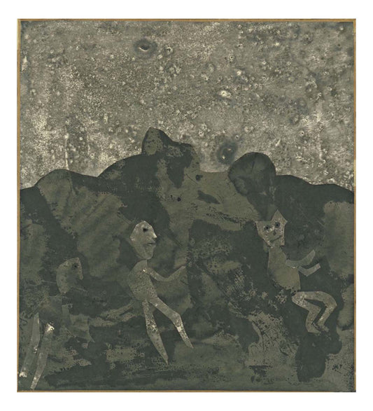 Jean Dubuffet - Black Countryside, 16x12" (A3) Poster Print