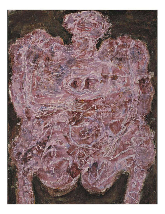 Jean Dubuffet - Blue Short Circuit, 16x12" (A3) Poster Print