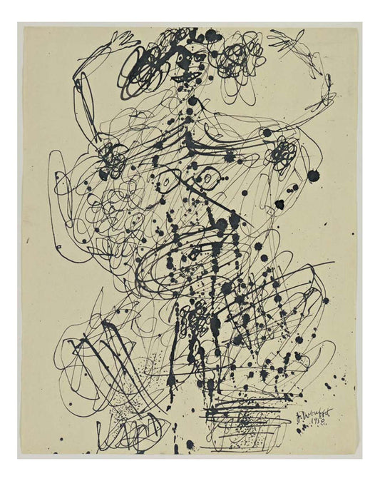 Jean Dubuffet - Corps de Dame, 16x12" (A3) Poster Print