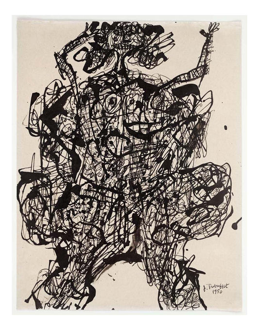 Jean Dubuffet - Corps de Dame (2), 16x12" (A3) Poster Print