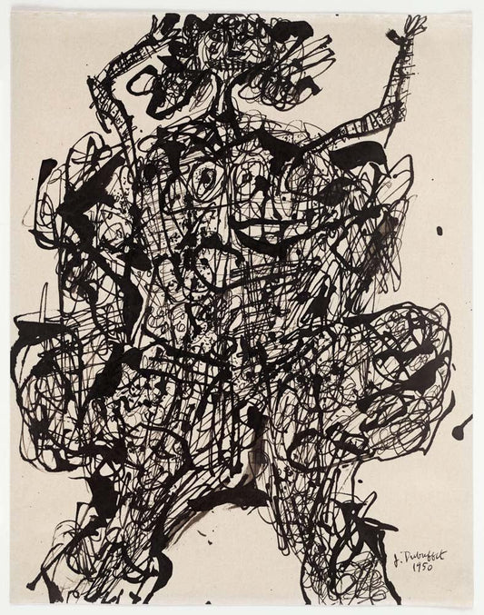 Jean Dubuffet - Corps de Dame (2), vintage art, modern poster print