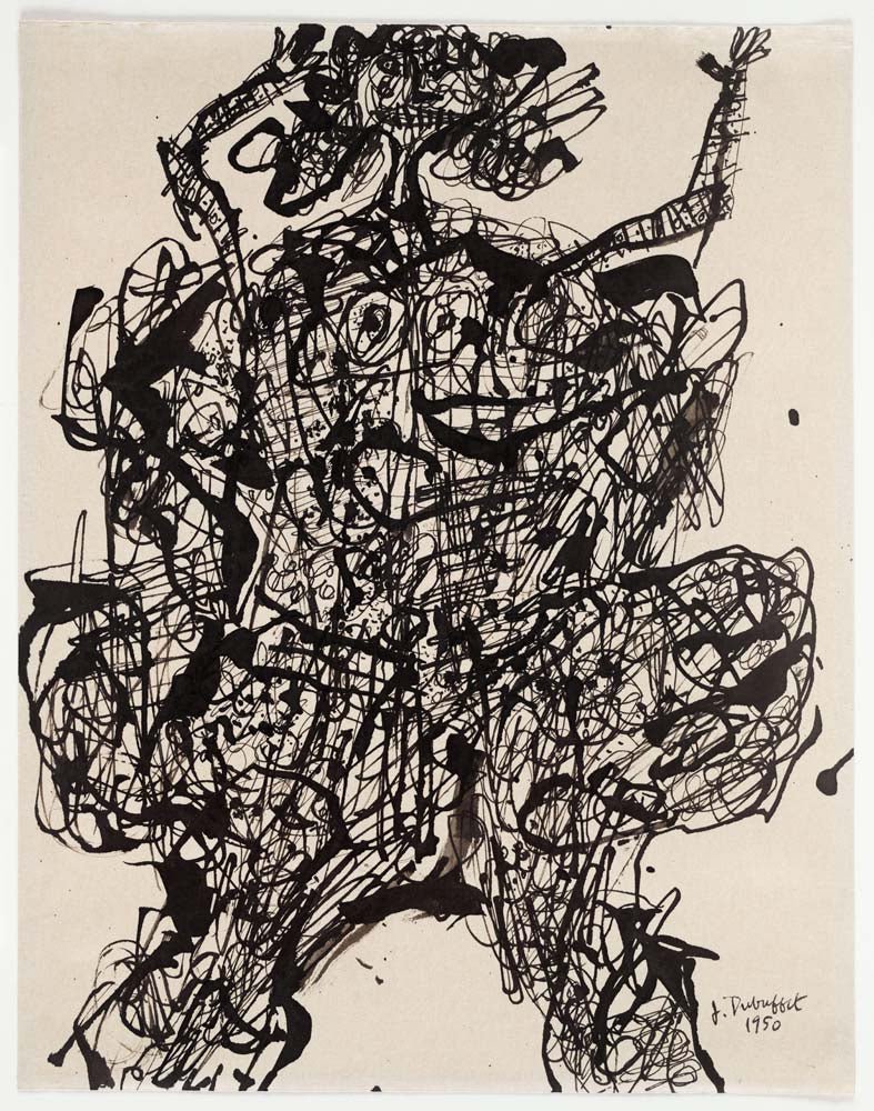 Jean Dubuffet - Corps de Dame (2), vintage art, modern poster print