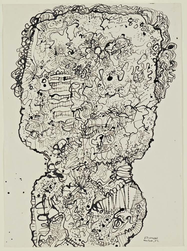 Jean Dubuffet - Evolving Portraits, vintage art, modern poster print