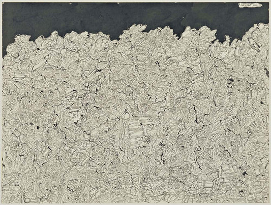 Jean Dubuffet - Landscape, vintage art, A3 (16x12")  Poster Print 