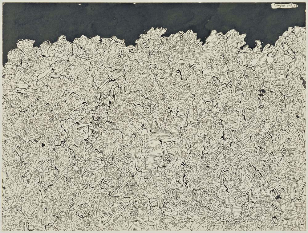 Jean Dubuffet - Landscape, vintage art, modern poster print