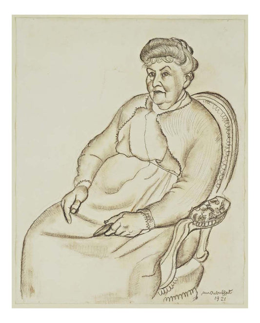 Jean Dubuffet - Mme Arthur Dubuffet, 16x12" (A3) Poster Print
