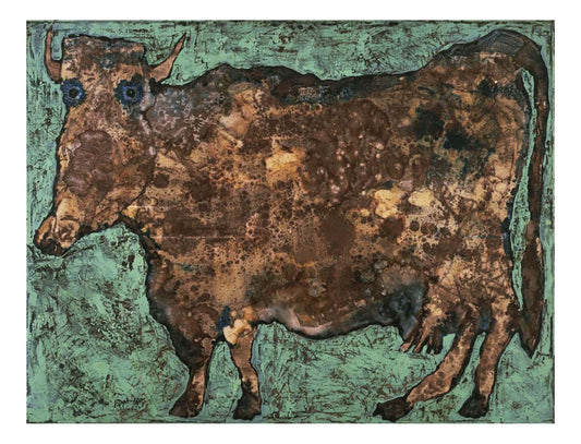 Jean Dubuffet - The Cow with the Subtile Nose, 16x12" (A3) Poster Print