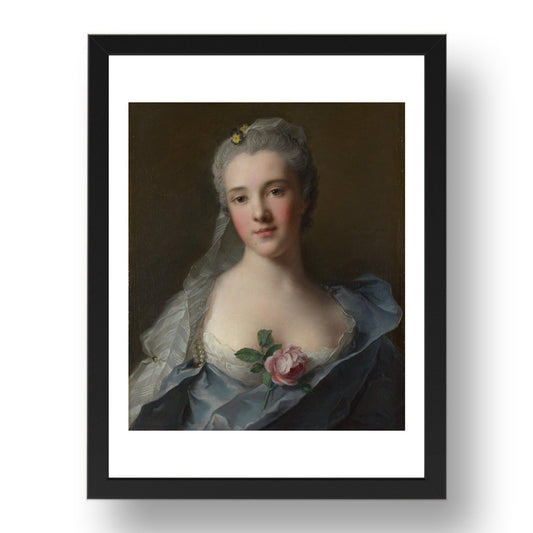 Jean Marc Nattier: Manon Balletti, Poster in 17x13"(A3) Frame