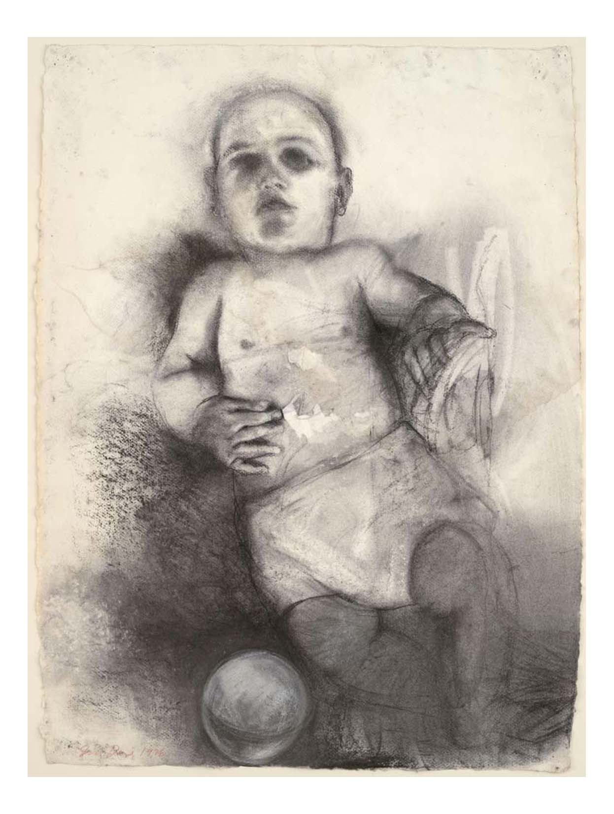 Jim Dine - Third Baby Drawing, 16x12" (A3) Poster Print