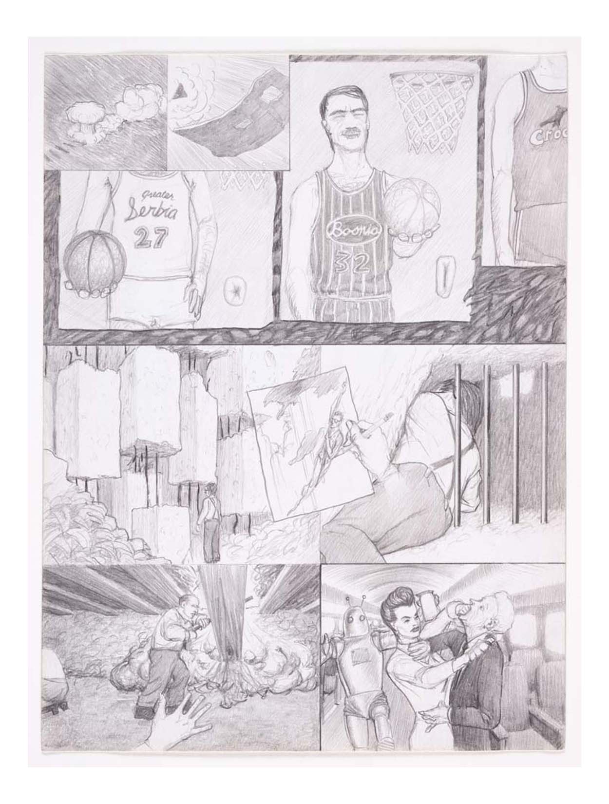 Jim Shaw - Dream Drawing, 16x12" (A3) Poster Print