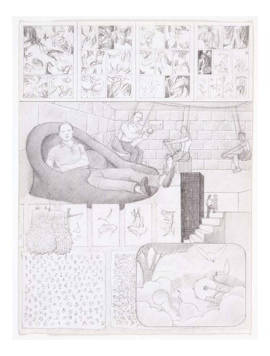 Jim Shaw - Dream Drawing (2), 16x12" (A3) Poster Print