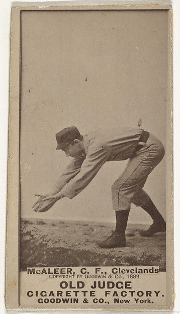 Jimmy "Loafer" McAleer Center Field Cleveland from the Old-16x12"(A3) Poster