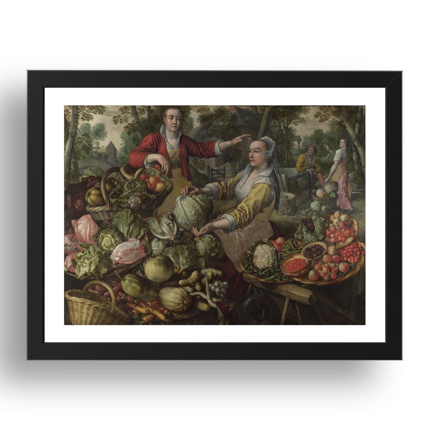 Joachim Beuckelaer: The Four Elements: Earth, Poster in 17x13"(A3) Frame