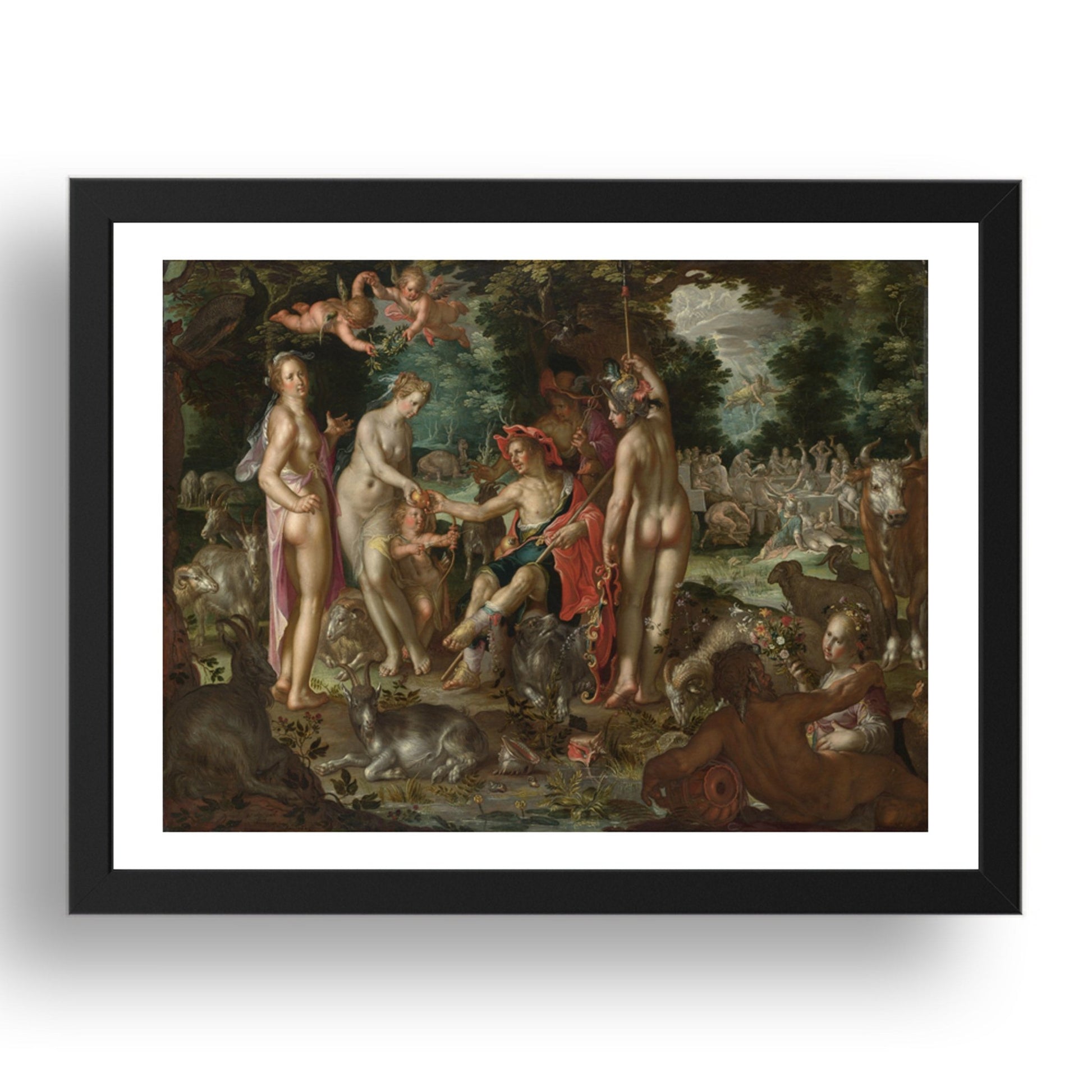 Joachim Wtewael: The Judgement of Paris, Poster in 17x13"(A3) Frame