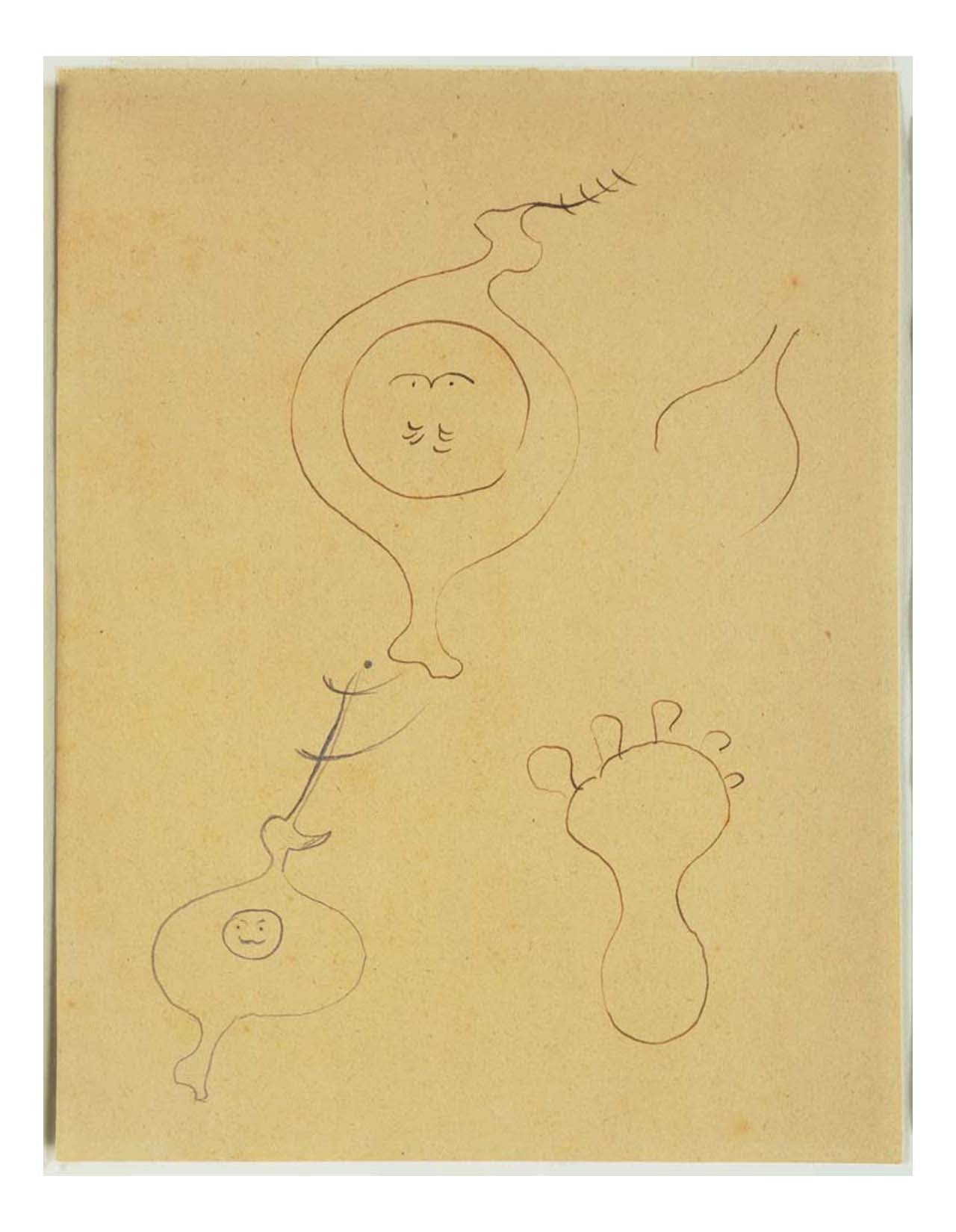 Joan Miro - Study for Dutch Interior, I (5), 16x12" (A3) Poster Print