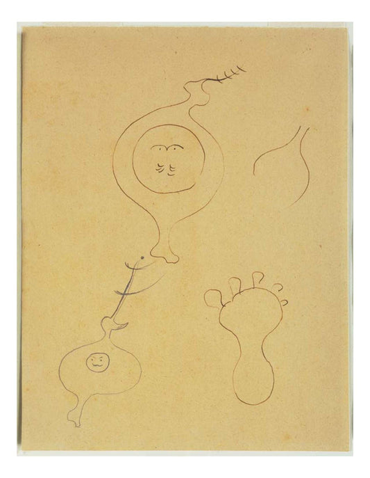 Joan Miro - Study for Dutch Interior, I (5), 16x12" (A3) Poster Print