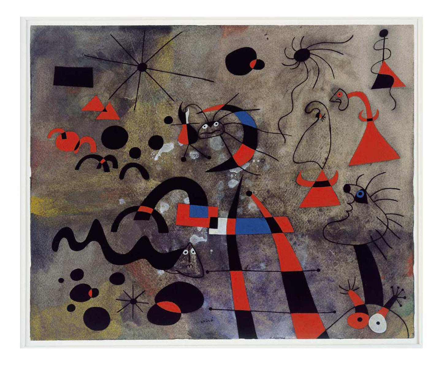 Joan Miro - The Escape Ladder, 16x12" (A3) Poster Print