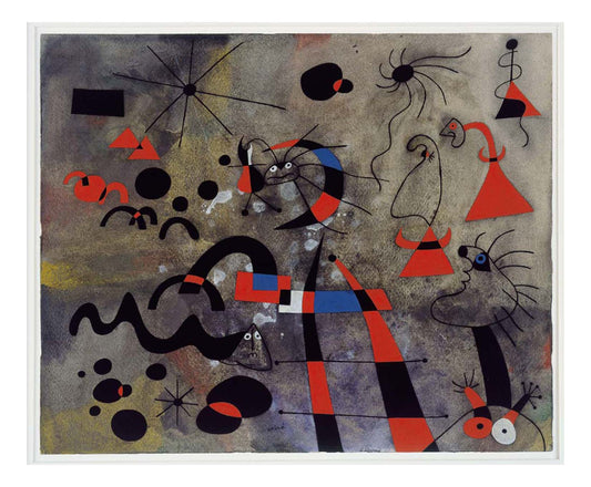 Joan Miro - The Escape Ladder, 16x12" (A3) Poster Print