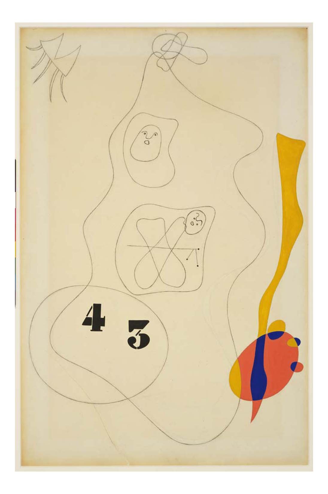 Joan Miro - Untitled, 16x12" (A3) Poster Print
