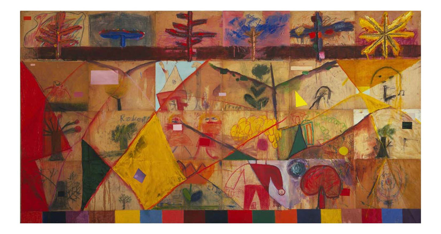 Joan Snyder - Sweet Cathy's Song, 16x12" (A3) Poster Print