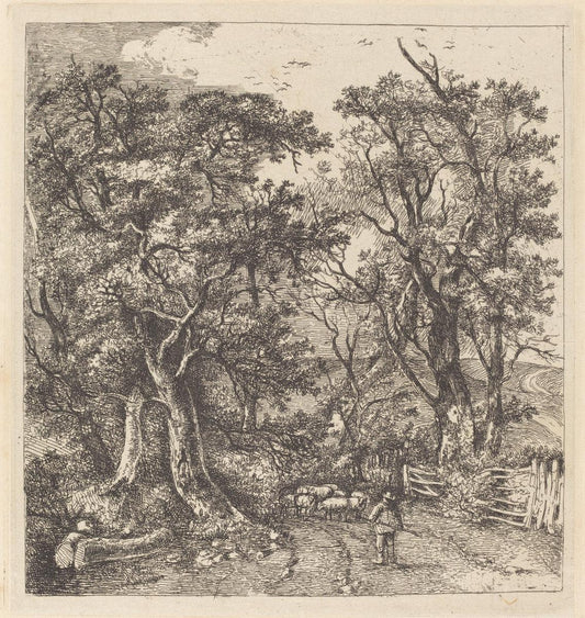 John Crome:Road Scene, Hethersett,16x12"(A3) Poster