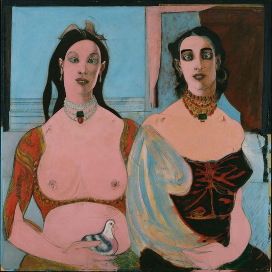 John D. Graham - Two Sisters, vintage art, modern poster print