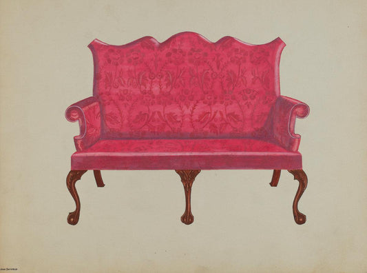 John Dieterich:Settee,16x12"(A3) Poster