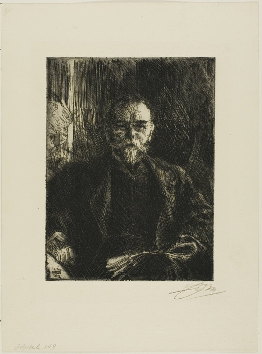 John Hay by  Anders Zorn, 23x16"( A2 size) Poster Print
