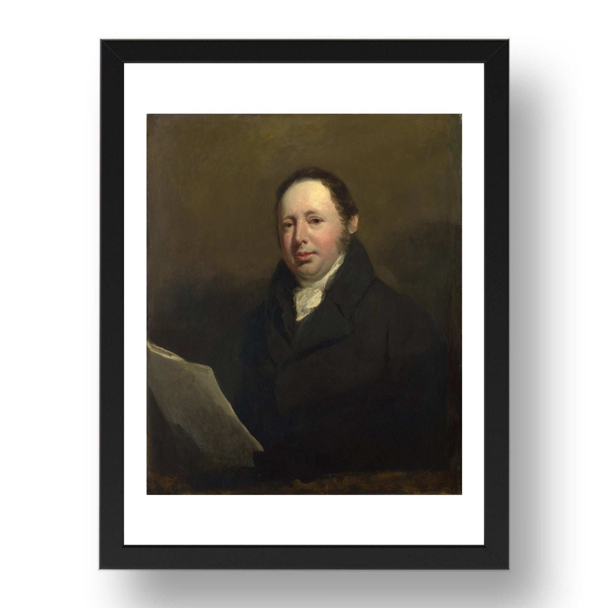 John Jackson: William Seguier, Poster in 17x13"(A3) Frame