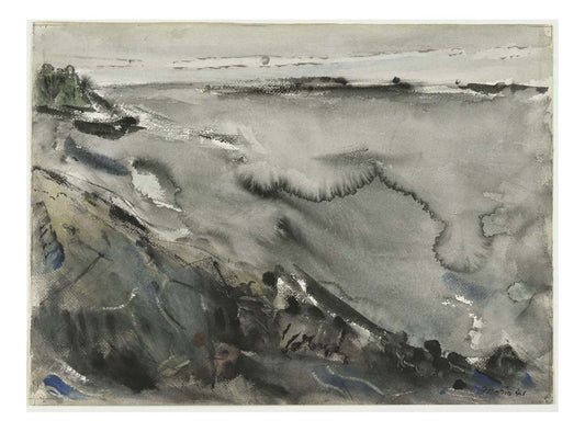 John Marin - Movement Sky and Grey Sea, 16x12" (A3) Poster Print